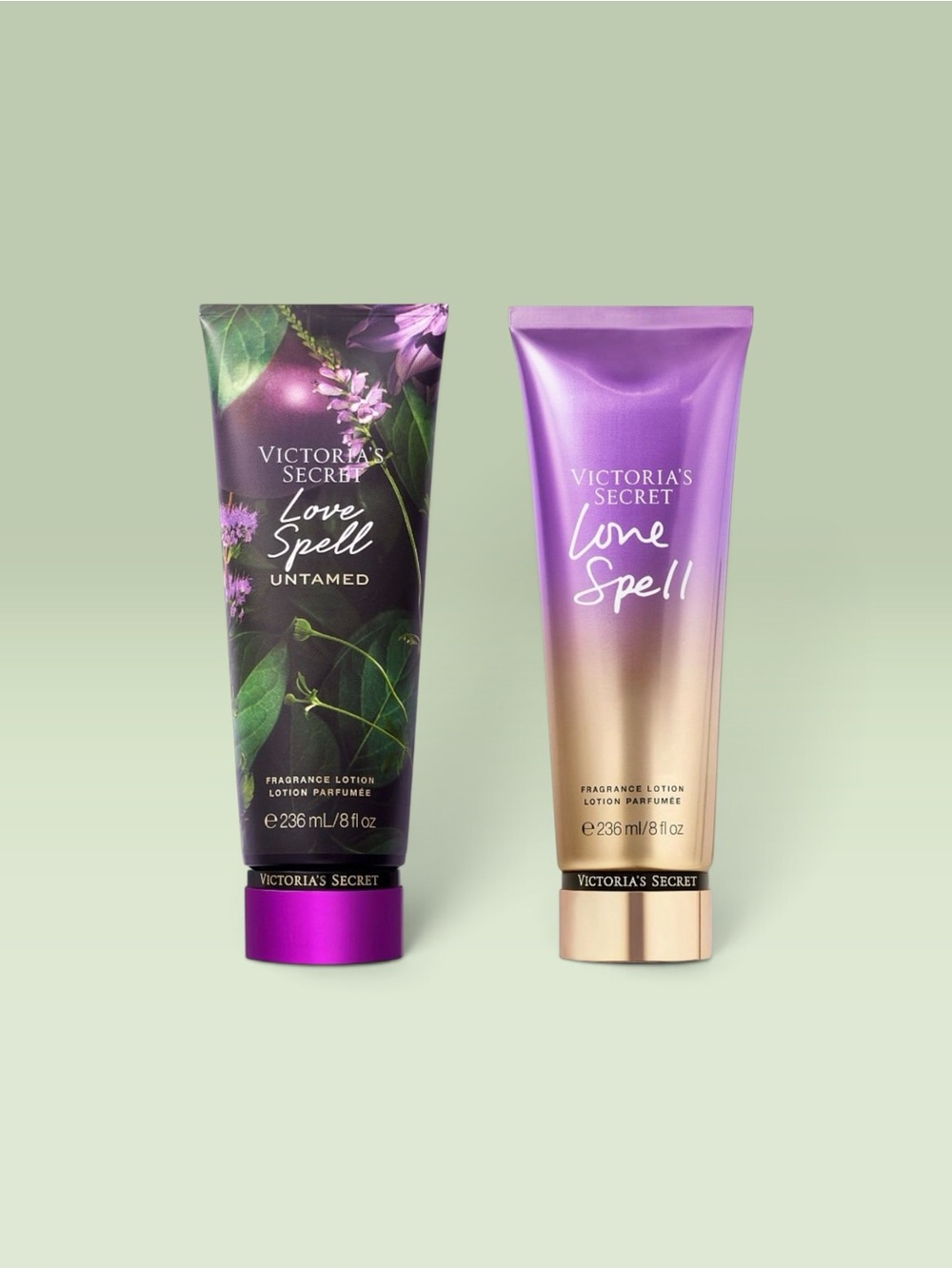 Victoria's Secret LOVE SPELL UNTAMED + LOVE SPELL Fragrance Lotion